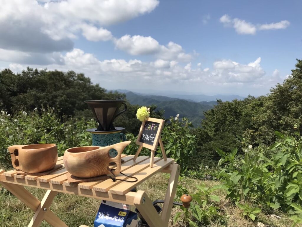 大野アルプスランドキャンプ場から眺める絶景